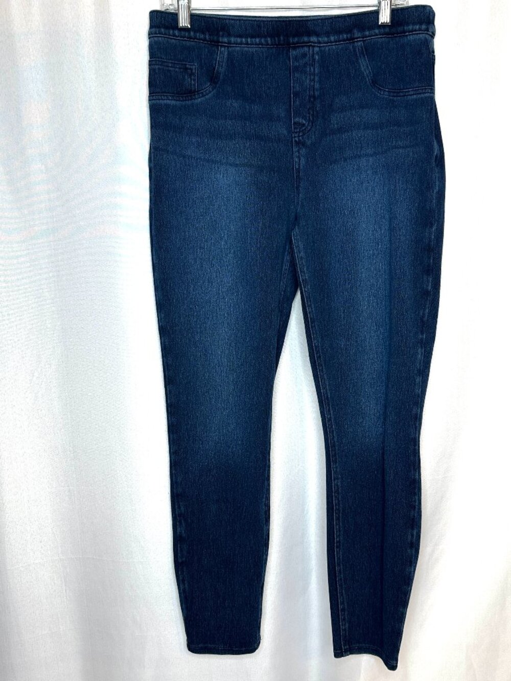 Spanx Blue Ankle Jeggings, Size: X-Large Minimalist Preppy Stretch Slimming